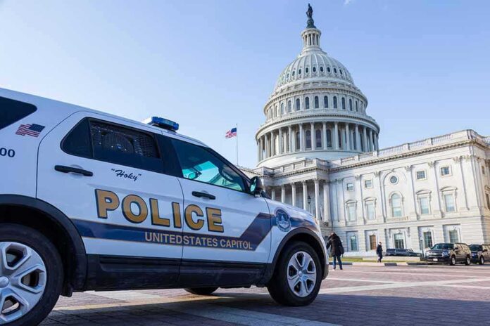 1605113164 featured image Capitol police vehicle parked outside United States Capitol
