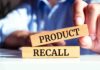 Wooden blocks with Product Recall text