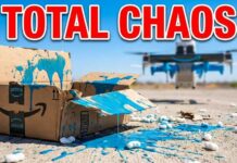AMAZON Delivery Drones A DISASTER - Package Destroyed