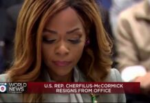 Congresswoman QUITS — Escapes Expulsion By Minutes