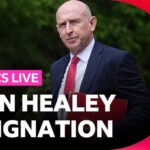 Defense Sec QUITS – He’s Stepping Down! John Healey resigns as defence secretary from Keir Starmer's government | BBC Politics Live