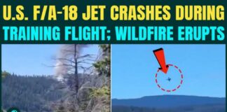 U.S F/A-18 Hornet Crash BREAKING: Trump’s Jet Went Down in Washington During Training Mission