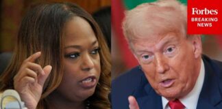 Trump Sends Message To NEWLY Elected DC Mayor Trump Says 'Maybe We'd Take Back Washington' If Janeese Lewis George Wins DC Mayoral Primary