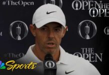 Rory TORCHES Bryson On-Camera Rory McIlroy calls out Bryson DeChambeau's penalty reaction at The Open Championship | NBC Sports