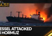 Unidentified Projectile Hits a Shipping Vessel in the Strait of Hormuz | WION Pulse