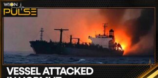 Unidentified Projectile Hits a Shipping Vessel in the Strait of Hormuz | WION Pulse