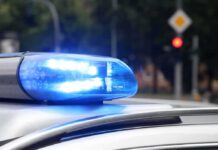 Reality Star ARRESTED After THIS! Police car blue siren light flashing