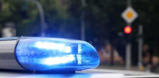 Reality Star ARRESTED After THIS! Police car blue siren light flashing