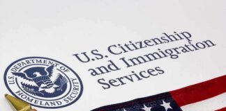 ICE Dismantles SIM Farm in Major Takedown U.S. Citizenship and Immigration Services document with American flag