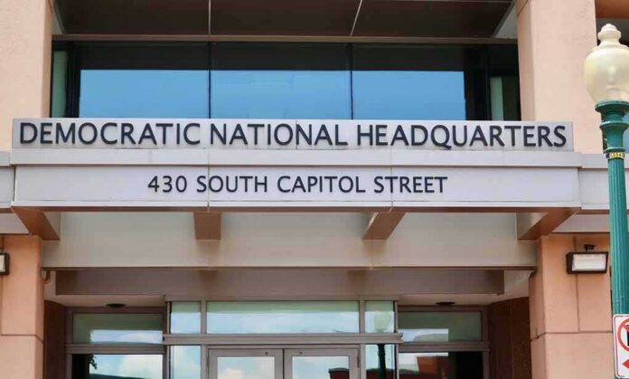 Entrance to Democratic National Headquarters building