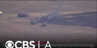 Fighter Jet CRASHES at Marine Corps Station Military plane crashes at San Diego Miramar Air Base