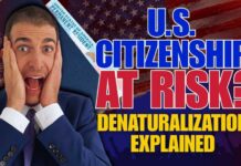 Largest Denaturalization Surge in Recorded History – Trump Cracks Down Can the Government Take Your Citizenship?! (Denaturalization Update)