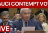 LIVE | Fauci contempt hearing: Senate panel votes to hold Dr. Anthony Fauci in contempt