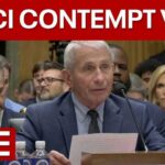 LIVE | Fauci contempt hearing: Senate panel votes to hold Dr. Anthony Fauci in contempt