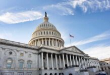 Dem Congressman TORCHES Staffer- And Then He Showed Up United States Capitol building under a blue sky