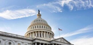 Dem Congressman TORCHES Staffer- And Then He Showed Up United States Capitol building under a blue sky