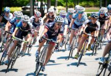 Busted: Bra-Doping Scandal Rocks Women’s Sport Cyclists racing in a tight pack on a road