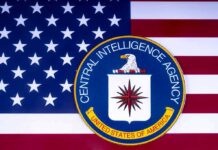 Details Revealed After CIA Director’s Mysterious Moscow Visit CIA emblem on the United States flag