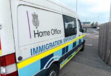 Officials Hands Out Guides to Illegals Telling Them Not to Rape Women Immigration enforcement van parked on a street