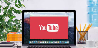 Plane Loses Engine Mid-Flight Carrying DHS Secretary YouTube logo on a laptop screen on desk.