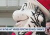 Officials Warn Parents Of Unsettling Viral Trend Affecting Kids 'Cat in the Hat' videos depicting school threats