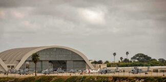 5 Suicides in 5 Weeks ROCKS U.S Base airport hangar with helicopters near a shoreline