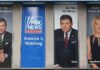 Fox News Announces NEW Host — Makes Trump Very Happy Tucker Carlson and Bret Baier on large Fox News promotional posters