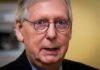 Missing Senator Returns In Time For CRUCIAL Vote elderly man with glasses in a close-up portrait