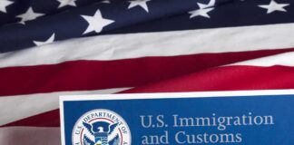 ICE Nightclub Raid Infuriates City – 121 ARRESTED! U.S. ICE document against American flag