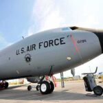 Declassified Video Shows Rescue of Air Force Pilots After Crashing in Iran U.S. Air Force tanker aircraft on display at an airfield