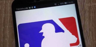 MLB Playoffs Hit With ‘Soft Porn’ Uproar Major League Baseball logo on a smartphone screen