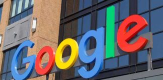 Google Launches Website Policing Upgrade Looking For This! Google logo on office building facade