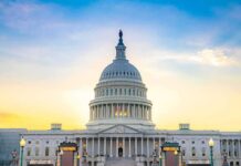 Ethics Bomb Hits Senator Over Trump Aide Threat United States Capitol building at sunset