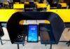 Dolly Parton Sister Claims Voting Machine Flipped Her Ballot Voting booth with touchscreen ballot machine