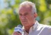 RFK Jr Launches Online Cooking Channel Man speaking into a microphone outdoors